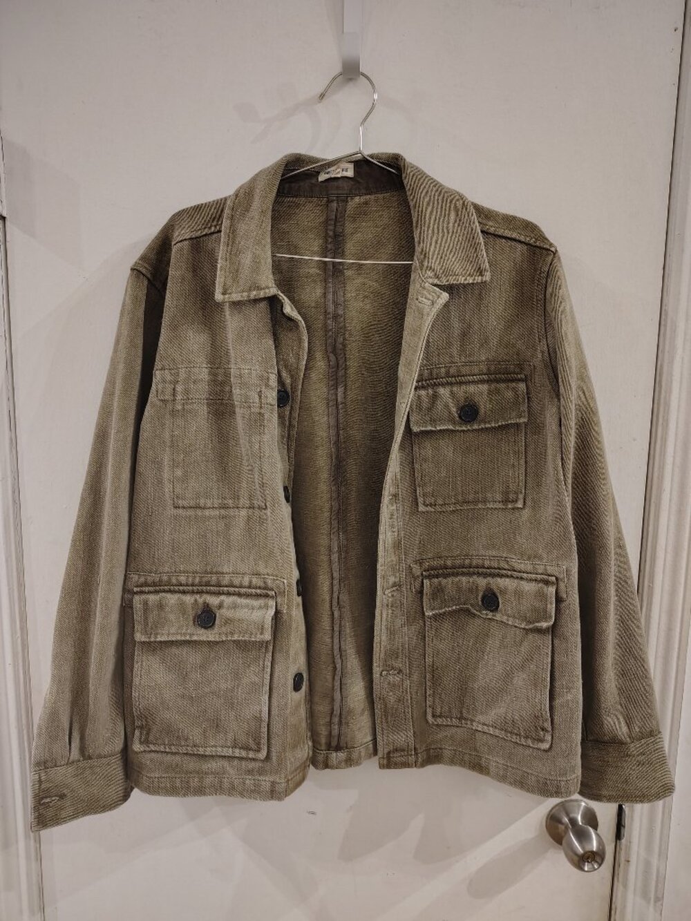 Umber & Ochre Overcoat Size M Olive